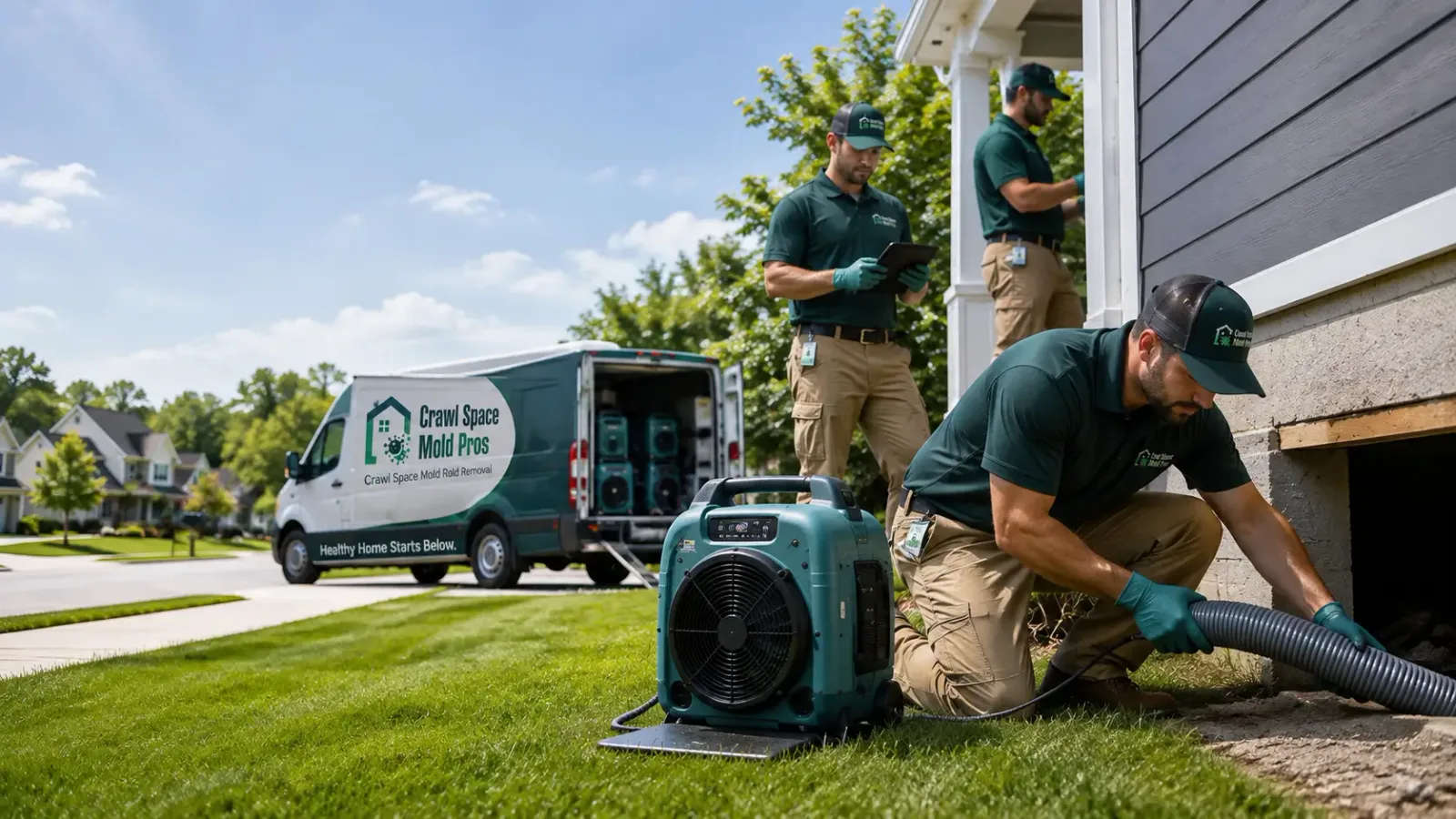 Crawl Space Mold Removal in Malvern, AR